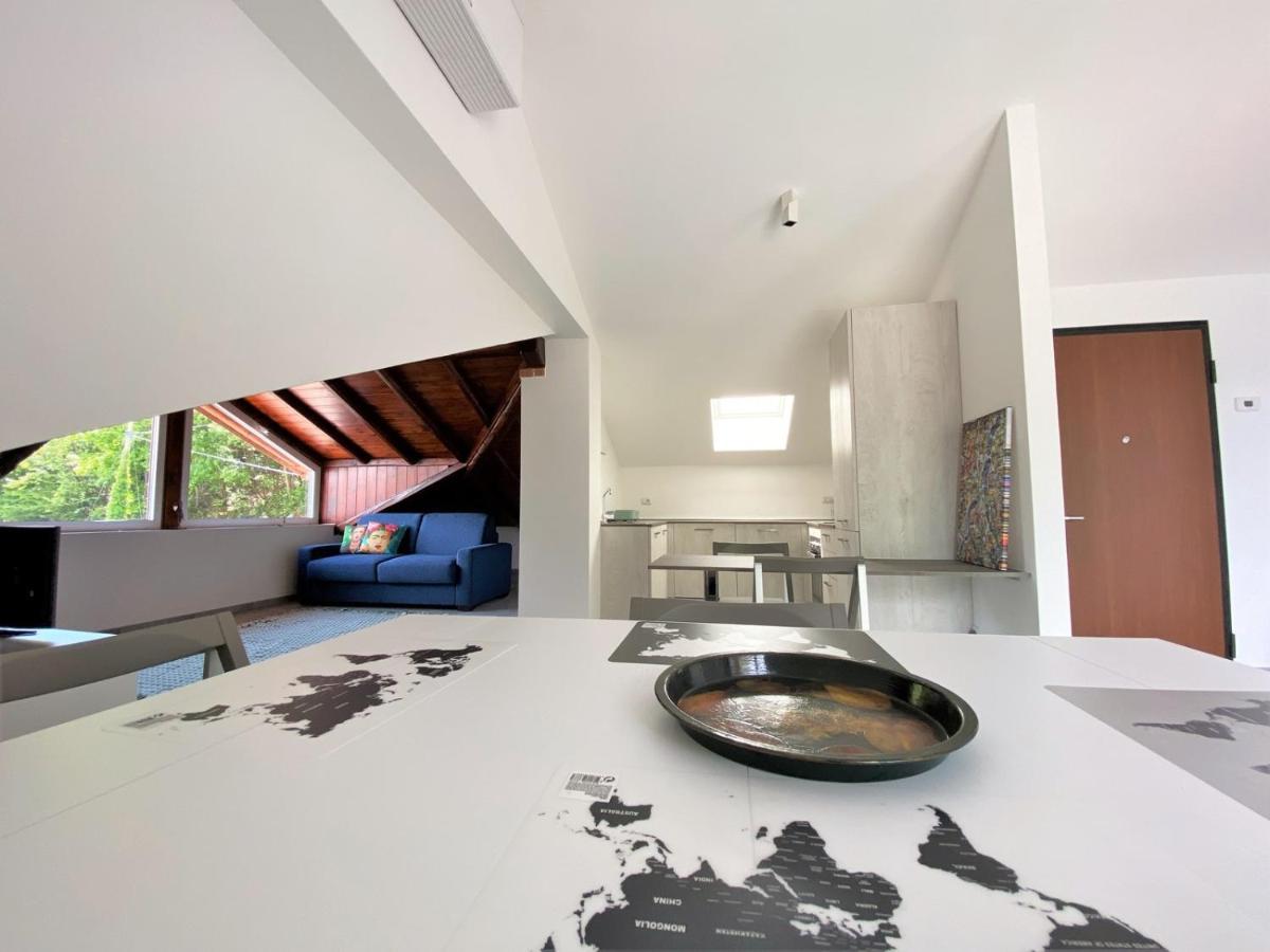 La Rondinella - Loft With Fantastic View On Lake Como Apartment Argegno Exterior foto