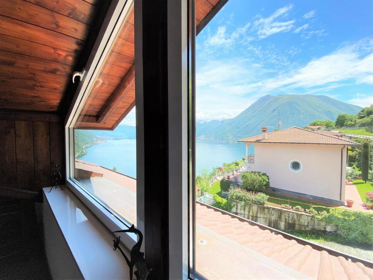La Rondinella - Loft With Fantastic View On Lake Como Apartment Argegno Exterior foto