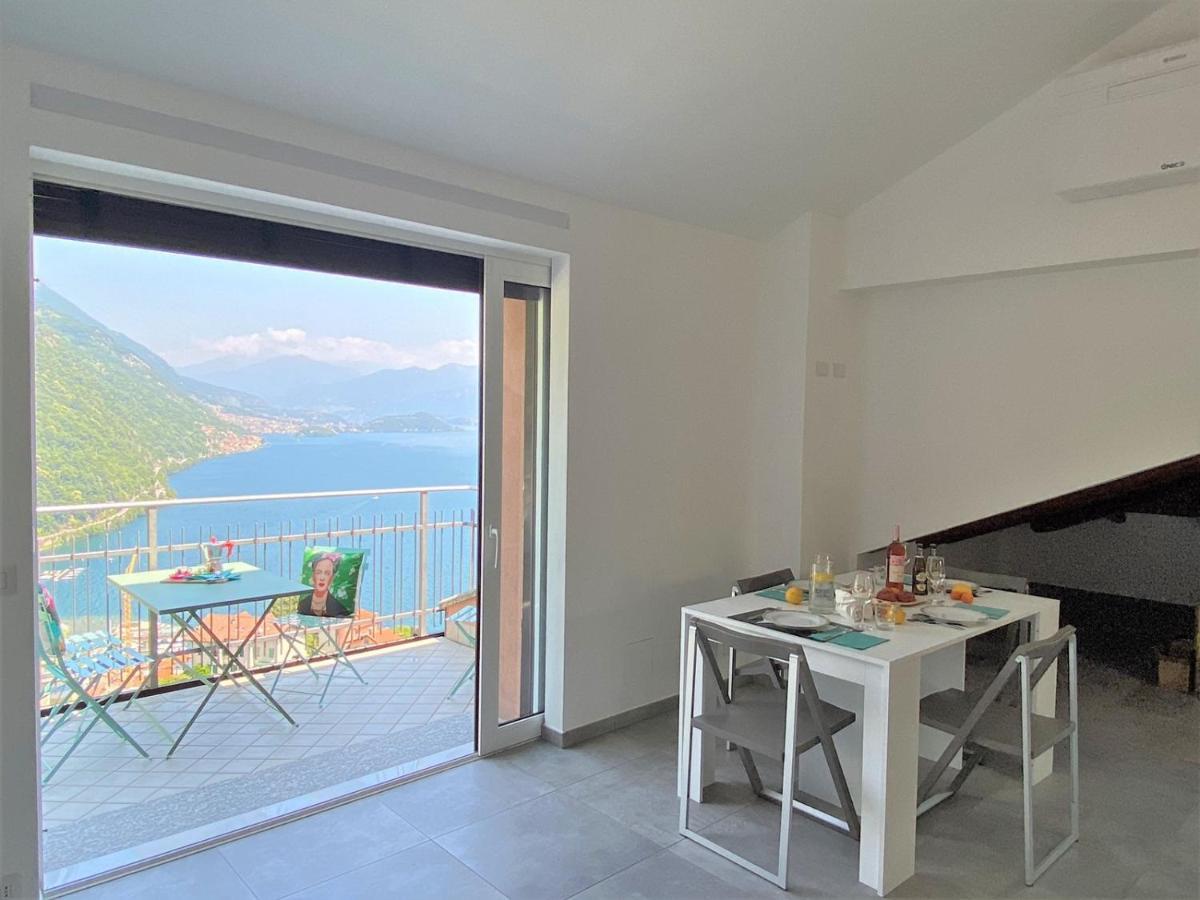 La Rondinella - Loft With Fantastic View On Lake Como Apartment Argegno Exterior foto