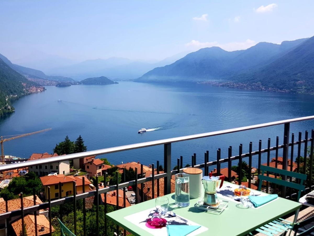 La Rondinella - Loft With Fantastic View On Lake Como Apartment Argegno Exterior foto