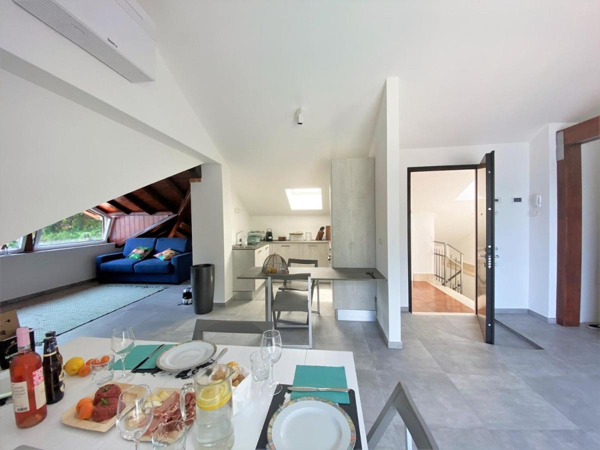 La Rondinella - Loft With Fantastic View On Lake Como Apartment Argegno Exterior foto