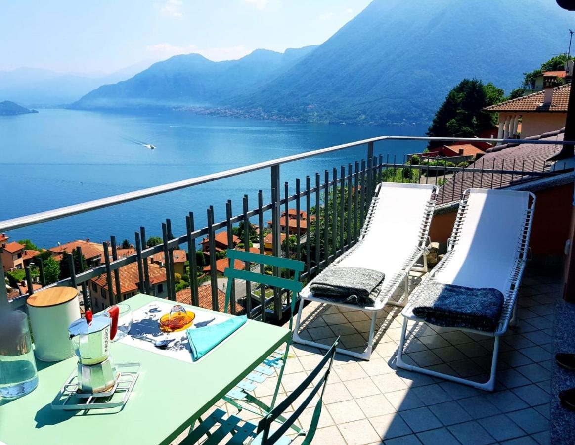 La Rondinella - Loft With Fantastic View On Lake Como Apartment Argegno Exterior foto