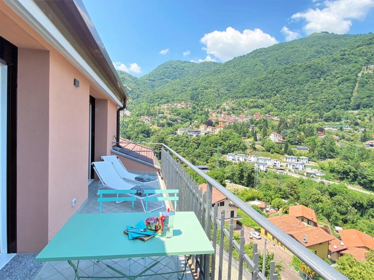 La Rondinella - Loft With Fantastic View On Lake Como Apartment Argegno Exterior foto